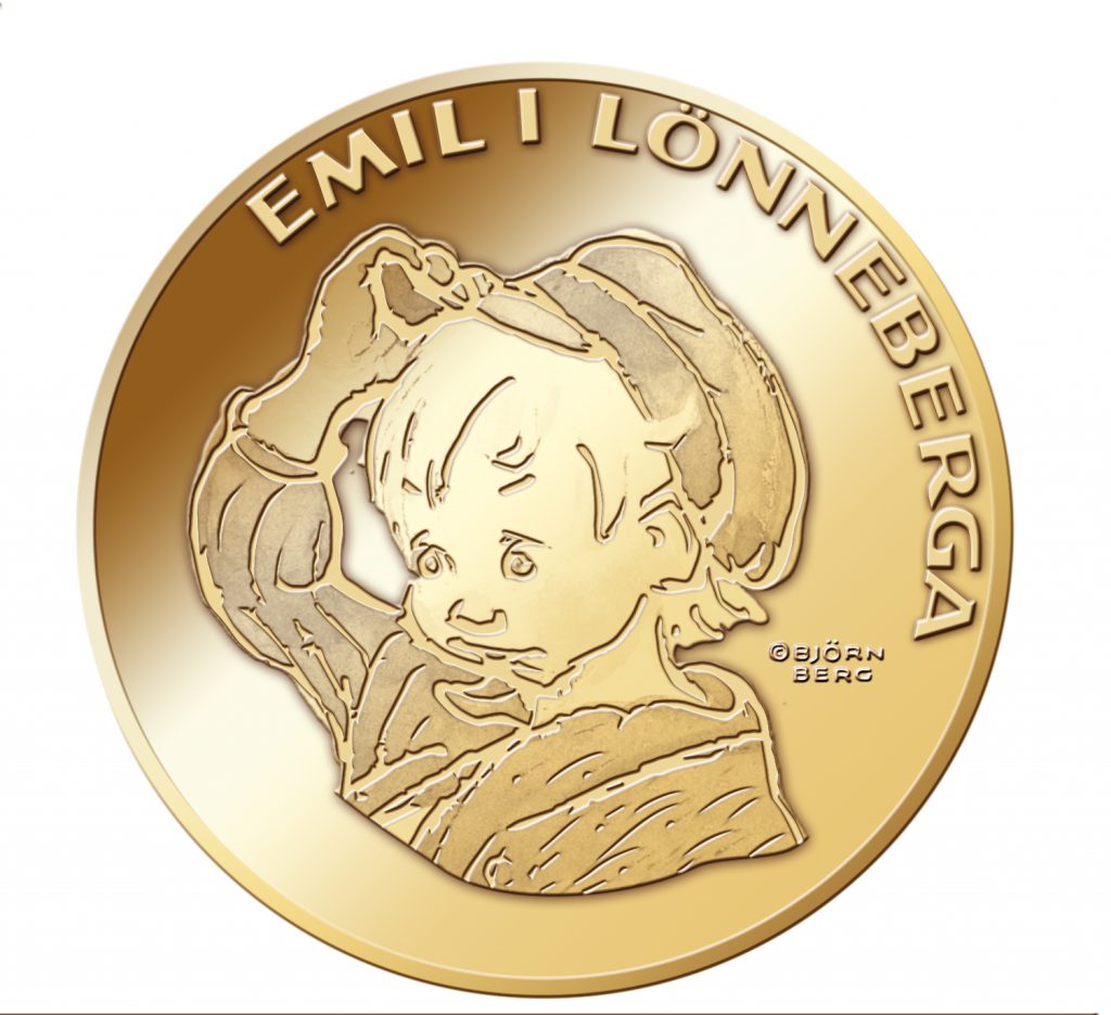 Samlerhuset honors Astrid Lindgren´s literary legacy with coins and medals